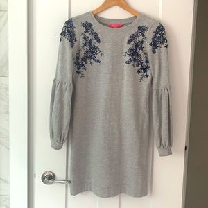 NWOT LILLY PULITZER BARTLETT SWEATSHIRT DRESS -XS